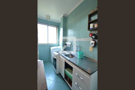 Cozinha de apartamento à venda com 1 quarto, 35m² em Camaquã, Porto Alegre