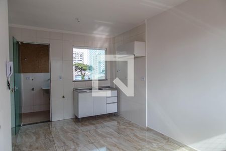Sala / Cozinha de apartamento para alugar com 2 quartos, 32m² em Chácara Santo Antônio (zona Leste), São Paulo