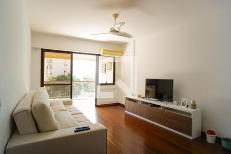 Sala de apartamento para alugar com 4 quartos, 160m² em Barra da Tijuca, Rio de Janeiro