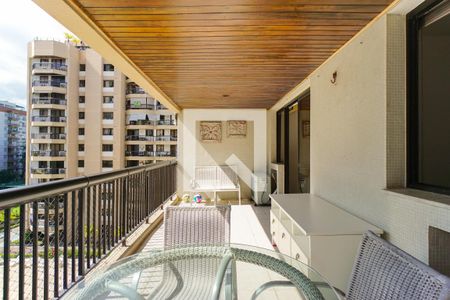 Varanda da Sala de apartamento para alugar com 4 quartos, 160m² em Barra da Tijuca, Rio de Janeiro
