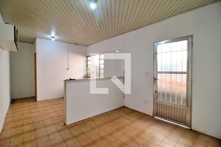 Sala/Cozinha de casa para alugar com 1 quarto, 32m² em Vila Palmares, Santo André