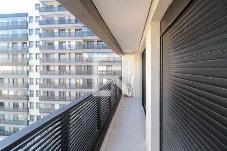 Varanda da sala de apartamento à venda com 1 quarto, 42m² em Vila Mariana, São Paulo