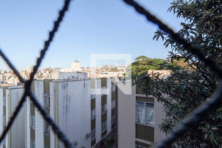 Vista da sala de apartamento à venda com 4 quartos, 107m² em Jardim América, Belo Horizonte