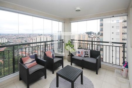 varanda de apartamento para alugar com 2 quartos, 66m² em Jardim Piqueroby, São Paulo