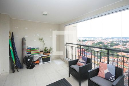 varanda de apartamento para alugar com 2 quartos, 66m² em Jardim Piqueroby, São Paulo
