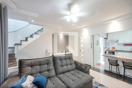 Sala de casa de condomínio à venda com 3 quartos, 150m² em Vila Invernada, São Paulo