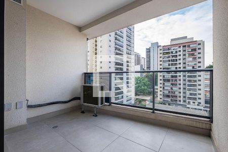 Studio - Varanda de kitnet/studio para alugar com 1 quarto, 25m² em Cerqueira César, São Paulo