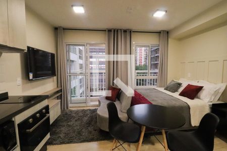 Sala/Quarto de apartamento para alugar com 1 quarto, 25m² em Pinheiros, São Paulo