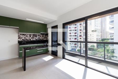 Sala de apartamento para alugar com 1 quarto, 55m² em Itaim Bibi, São Paulo