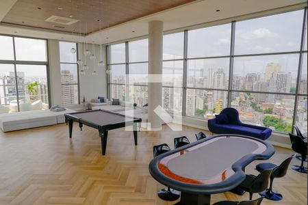 Apartamento à venda com 27m², 1 quarto e sem vaga Apartamento à venda com 27m², 1 quarto e sem vagaÁrea comum - Salão de Jogos