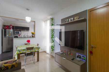 Sala de apartamento para alugar com 2 quartos, 47m² em Passo das Pedras, Gravataí