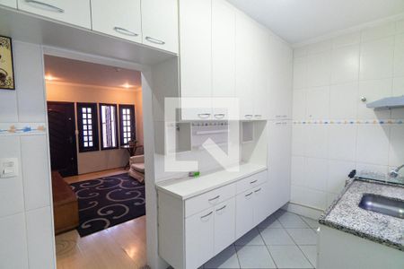Cozinha de casa para alugar com 1 quarto, 54m² em Jardim Oriental, São Paulo