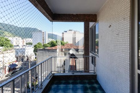 Varanda da Sala de apartamento à venda com 1 quarto, 65m² em Tijuca, Rio de Janeiro