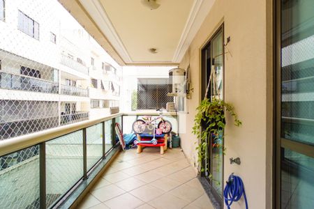 Varanda da Sala de apartamento à venda com 3 quartos, 92m² em Recreio dos Bandeirantes, Rio de Janeiro
