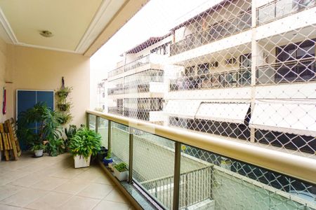 Varanda da Sala de apartamento à venda com 3 quartos, 92m² em Recreio dos Bandeirantes, Rio de Janeiro