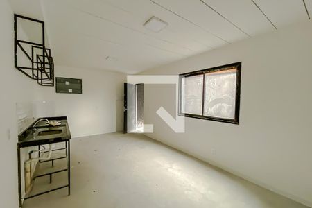 Sala, cozinha e lavanderiaD de kitnet/studio para alugar com 1 quarto, 32m² em Chácara Seis de Outubro, São Paulo