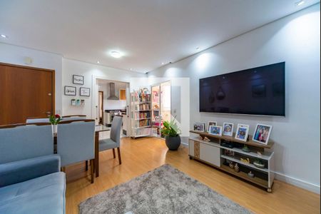 Sala de apartamento à venda com 3 quartos, 89m² em Vila Valparaiso, Santo André