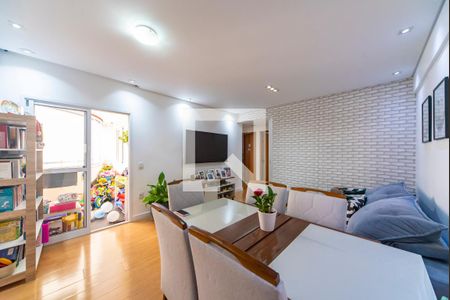 Sala de apartamento à venda com 3 quartos, 89m² em Vila Valparaiso, Santo André