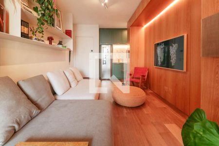 Sala de apartamento para alugar com 2 quartos, 70m² em Pinheiros, São Paulo