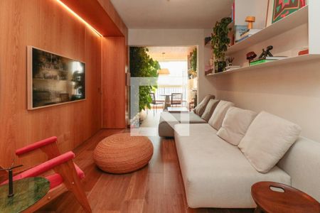 Sala de apartamento para alugar com 2 quartos, 70m² em Pinheiros, São Paulo