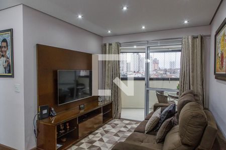 Sala de apartamento à venda com 3 quartos, 74m² em Vila Bertioga, São Paulo