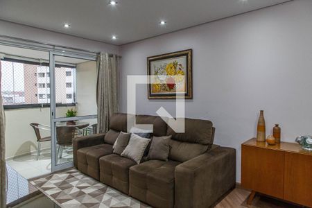 Sala de apartamento à venda com 3 quartos, 74m² em Vila Bertioga, São Paulo