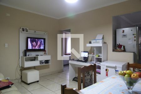 Sala de apartamento para alugar com 1 quarto, 46m² em Guilhermina, Praia Grande