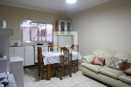 Sala de apartamento para alugar com 1 quarto, 46m² em Guilhermina, Praia Grande