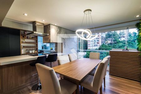 Sala de Jantar de apartamento para alugar com 2 quartos, 77m² em Jardim Fonte do Morumbi, São Paulo