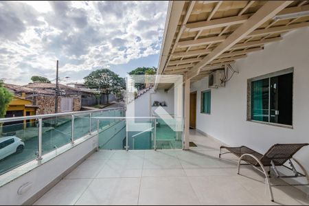 Varanda da Sala de casa à venda com 5 quartos, 408m² em Nova Granada, Belo Horizonte