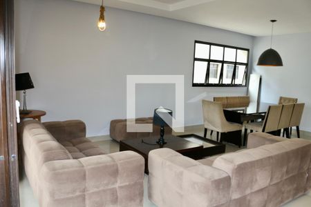Sala de apartamento para alugar com 4 quartos, 200m² em Barra Funda, Guarujá