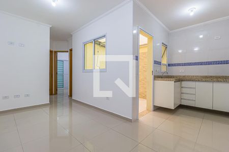 Sala de apartamento à venda com 2 quartos, 44m² em Vila Metalúrgica, Santo André