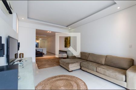 Sala de apartamento para alugar com 3 quartos, 140m² em Gonzaga, Santos