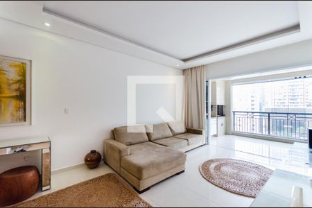 Sala de apartamento para alugar com 3 quartos, 140m² em Gonzaga, Santos