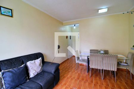 Sala de apartamento à venda com 3 quartos, 67m² em Vila Metalúrgica, Santo André