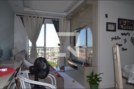 Sala de Apartamento com 2 quartos, 52m² Taquara