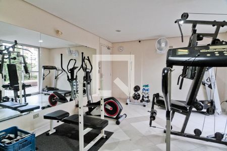 Apartamento para alugar com 40m², 1 quarto e 1 vaga Apartamento para alugar com 40m², 1 quarto e 1 vagaÁrea comum - Academia