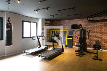 Studio para alugar com 26m², 1 quarto e sem vaga Studio para alugar com 26m², 1 quarto e sem vagaÁrea comum - Academia