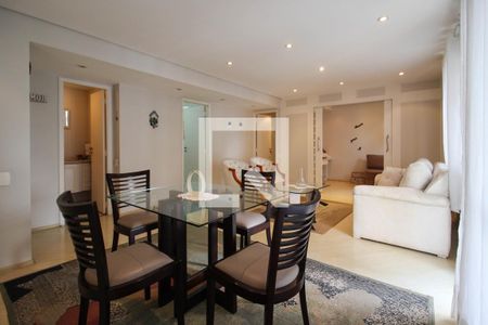 Sala de apartamento para alugar com 3 quartos, 106m² em Indianópolis, São Paulo