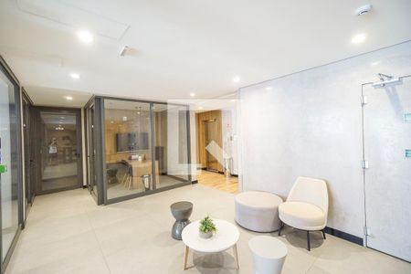 Studio à venda com 22m², 1 quarto e sem vagaHall social