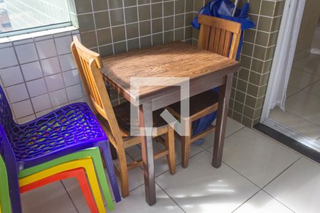 Varanda gourmet de apartamento para alugar com 1 quarto, 43m² em Mirim, Praia Grande