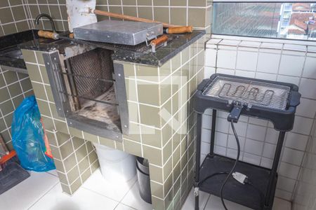 Varanda gourmet de apartamento para alugar com 1 quarto, 43m² em Mirim, Praia Grande