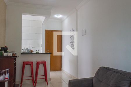 Sala de apartamento para alugar com 1 quarto, 43m² em Mirim, Praia Grande