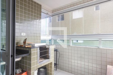 Varanda gourmet de apartamento para alugar com 1 quarto, 43m² em Mirim, Praia Grande