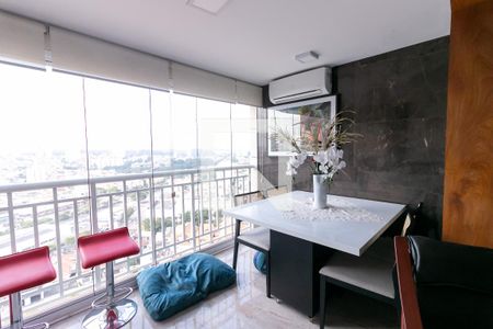 Varanda gourmet de apartamento à venda com 2 quartos, 64m² em Parque Imperial, São Paulo