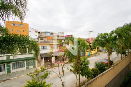 Vista da sala de apartamento à venda com 2 quartos, 58m² em Parque São Vicente, Santo André