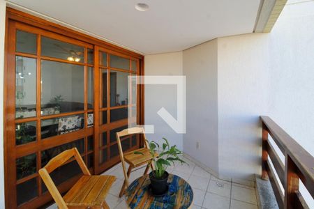 Varanda da Sala de apartamento à venda com 3 quartos, 120m² em Centro, Canoas