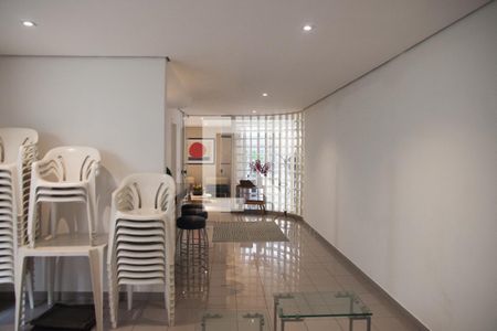 Studio para alugar com 30m², 1 quarto e 1 vaga Studio para alugar com 30m², 1 quarto e 1 vagaÁrea comum - Salão de festas