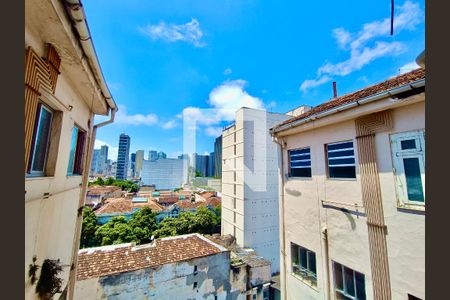 Sala vista de apartamento à venda com 1 quarto, 43m² em Centro, Rio de Janeiro