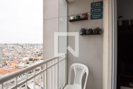 Varanda da Sala de apartamento para alugar com 2 quartos, 50m² em Parque Boturussu, São Paulo